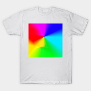 colorful rainbow abstract texture art T-Shirt
